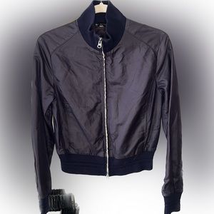 Express Purple Bomber Jacket Size Medium